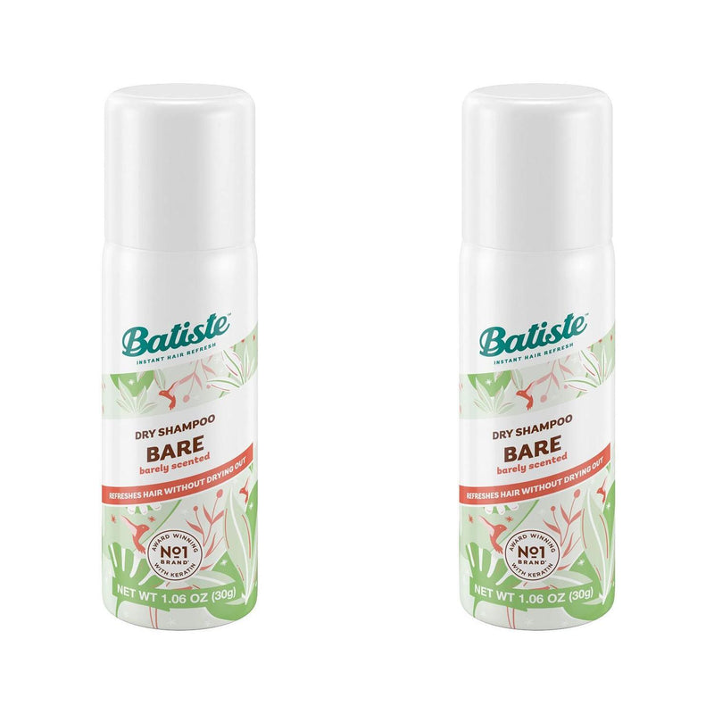 Batiste Batiste Dry Shampoo, Bare, Mini Travel Size 1.6 Oz Shampoo White Smoke
