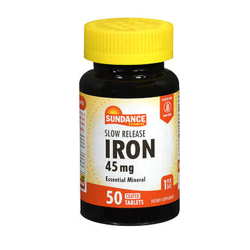 Sundance Sundance Slow Release Iron 50 Tabs By Nature's Truth Vitamins & Supplements Black