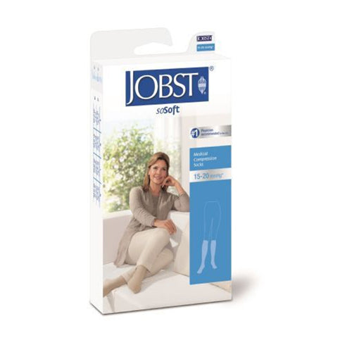 Jobst Jobst Bsn-Jobst, Soft Knee Women Ribbed Personal Care White Smoke