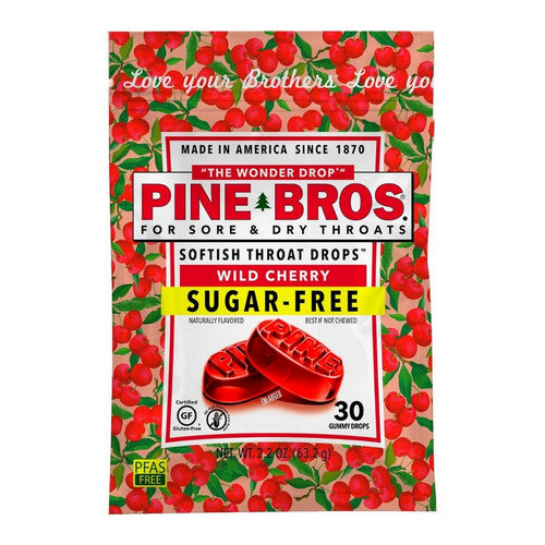 Pine Bros. Pine Bros.® Softish Throat Drops – Wild Cherry – Sugar Free Health & Beauty Misty Rose