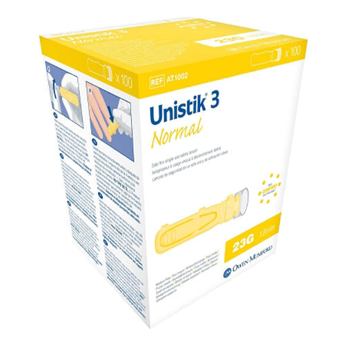 Unistik Unistik® 3 Normal Safety Lancets (#AT 1002) Gauges White Smoke