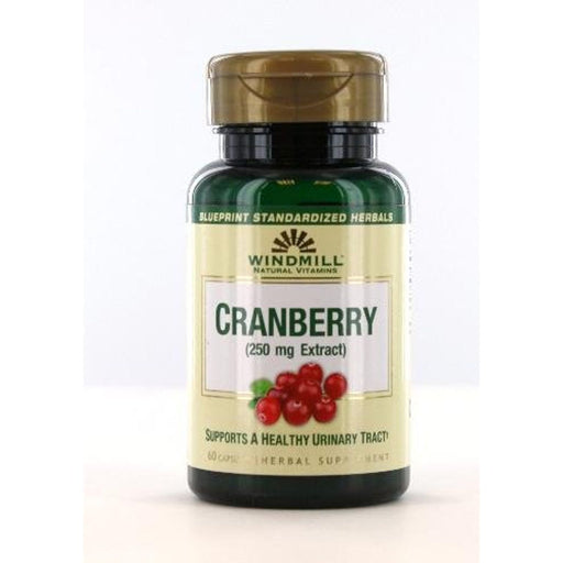 Windmill Windmill Cranberry 250 Mg Extract 60 Capsules Vitamins & Supplements White Smoke