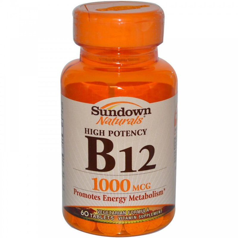 Sundown Sundown Vitamin B-12 High Potency 1000 Mcg Tablets Vitamins & Supplements White Smoke