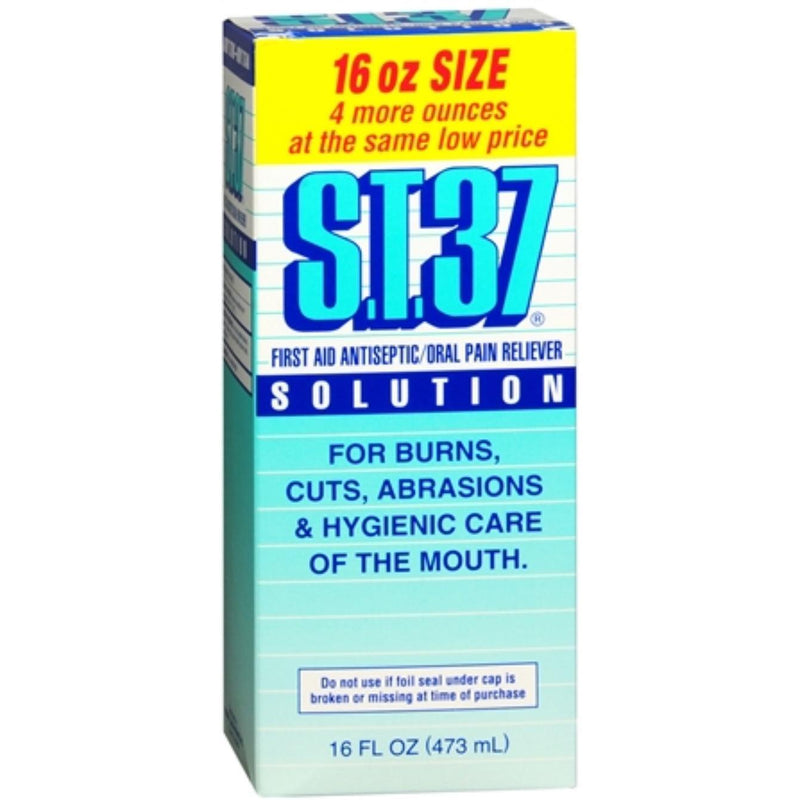S.t. 37 S.t. 37 Mouth Pain Relief Solution 16 Oz Personal Care Powder Blue