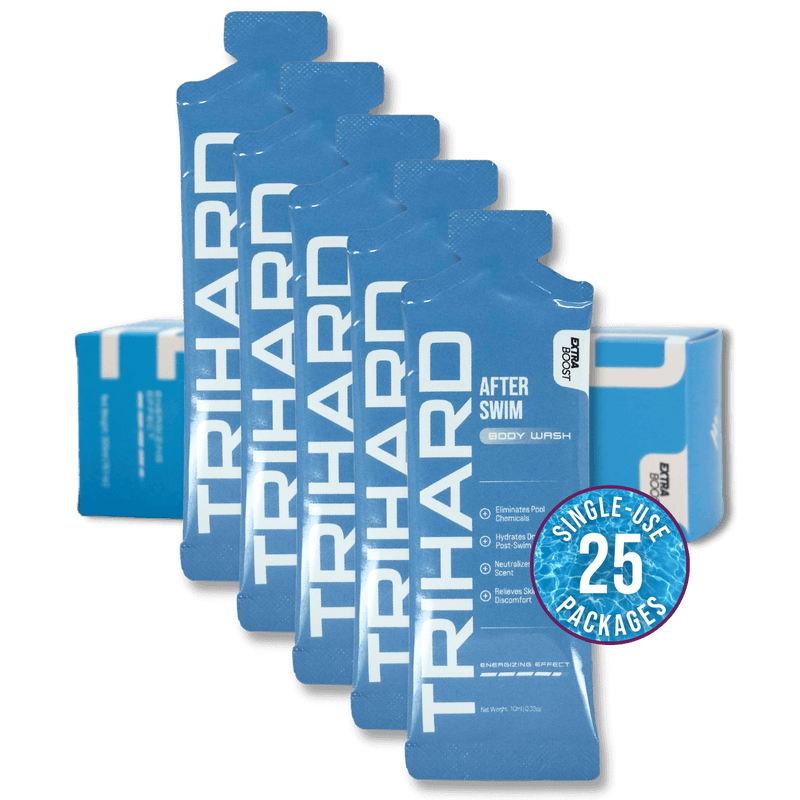TRIHARD Travel Kit - After-Swim Body Wash Extra Boost Pool Kit Black Pool Kit