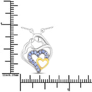Bids.com 0.28 Carat Genuine Tanzanite .925 Sterling Silver Pendant Pendants White Smoke size 18.00