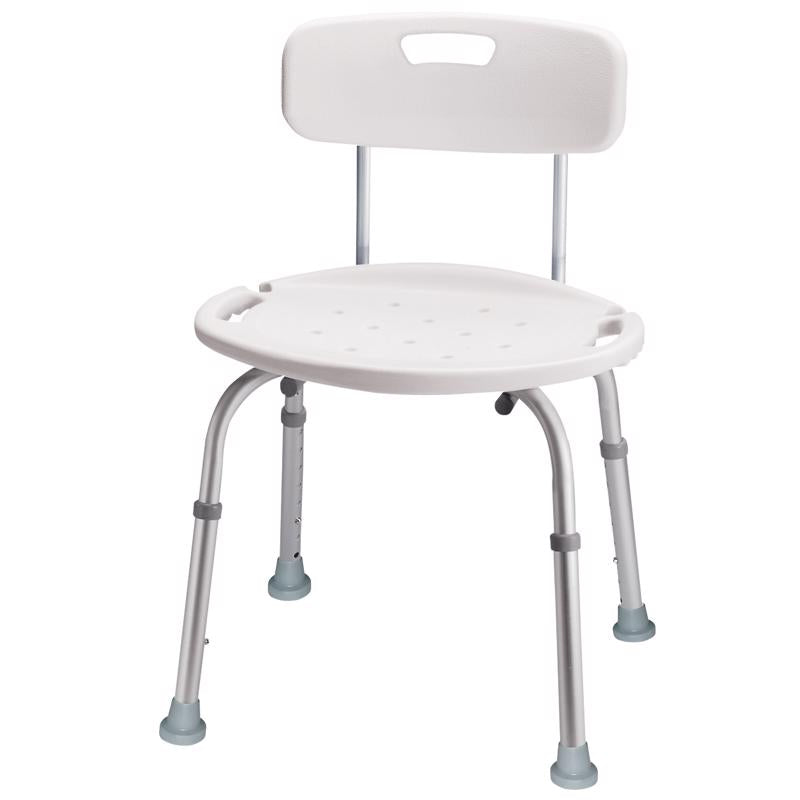 Carex Carex Adjustable Bath & Shower Seat With Back Baby Bathtubs & Bath Seats White Smoke