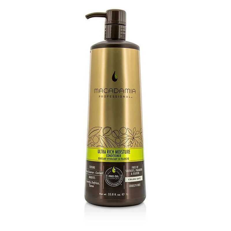 VIP Extensions Macadamia Professional Ultra Rich Moisture Conditioner Conditioner White Smoke 10 fl oz 300 ml