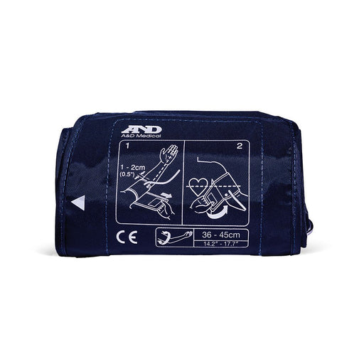 0 A&D LifeSource UA-281 Blood Pressure Monitor Cuff (Large) With New ISO Connector Blood Pressure Monitor Cuffs Midnight Blue