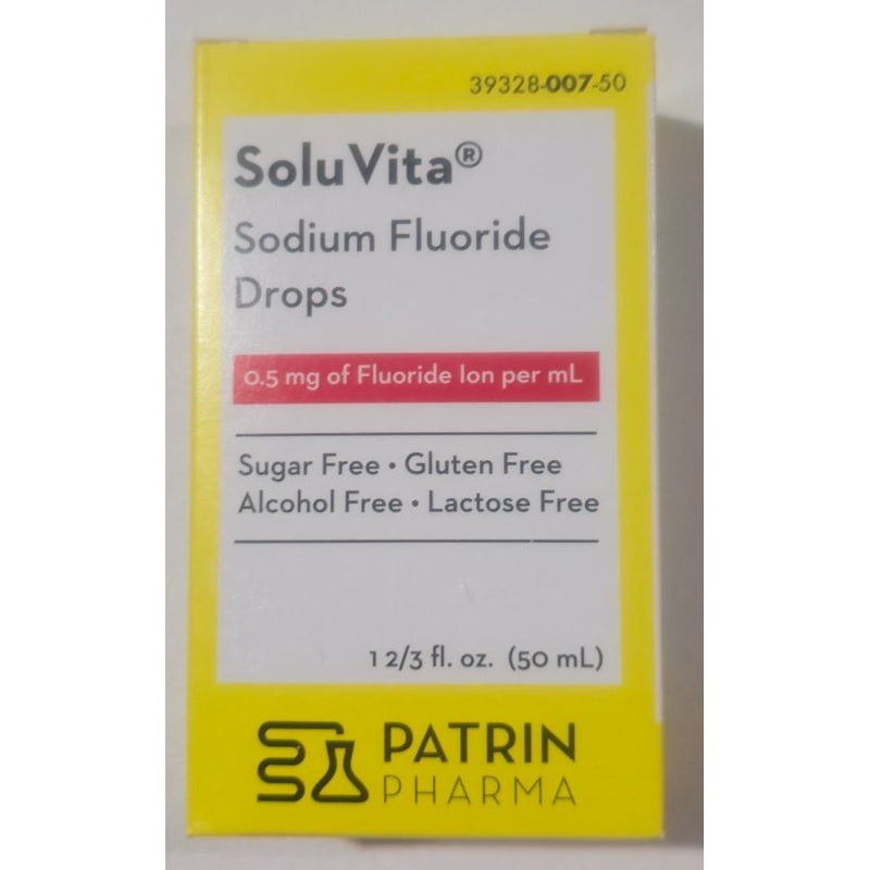 0 Sodium Fluoride 0.5 Mg Drops Sugar Gluten Alcohol Lactose Free 1-2/3 Oz Sugar & Sweeteners Gray