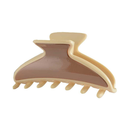 0 Smoothies Smoothies Crescent 2 Tone Claw (S) Hair Claws & Clips White Smoke