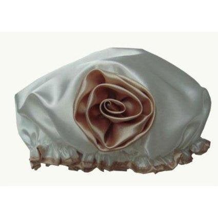 LA Indulgence LA Indulgence "Ivory Elegance" Shower Cap Shower Caps White Smoke