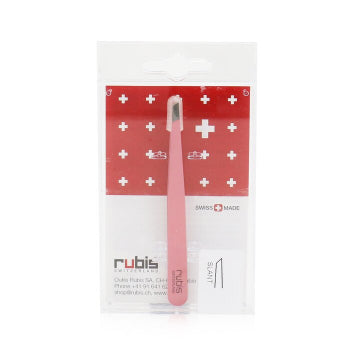Rubis Rubis Switzerland Slant Tweezer Matte Pink Tweezers Lavender