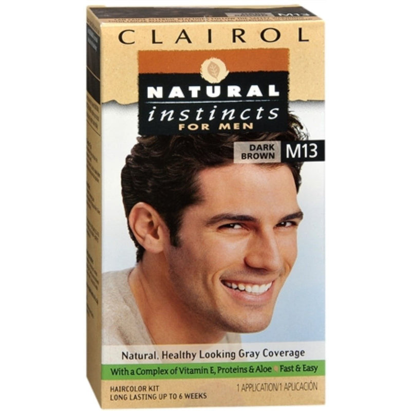 Natural Instincts Natural Instincts For Men Haircolor M13 Dark Brown Hair Color Black