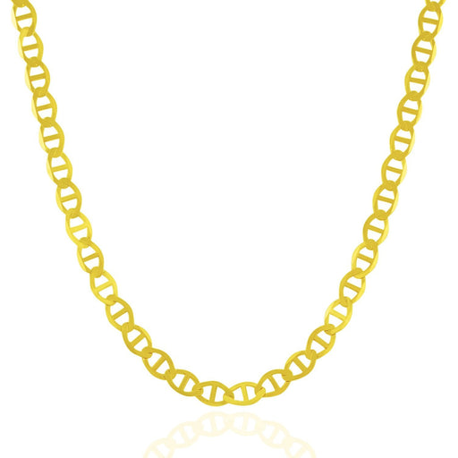 Bids.com 5.5mm 10k Yellow Gold Mariner Link Chain Necklaces White Smoke 18 / Yellow Gold,20 / Yellow Gold,22 / Yellow Gold,24 / Yellow Gold,30 / Yellow Gold,One / Yellow Gold