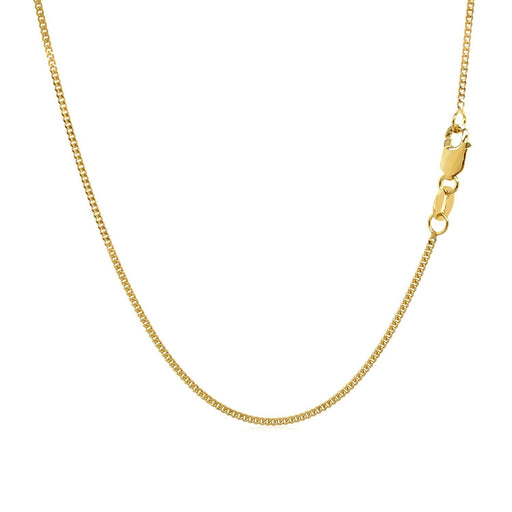 Bids.com 10k Yellow Gold Gourmette Chain 1.0mm Necklaces White Smoke 16 / Yellow Gold,18 / Yellow Gold,20 / Yellow Gold,24 / Yellow Gold