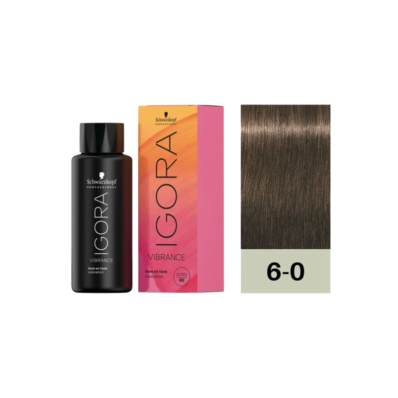 Schwarzkopf Schwarzkopf IGORA VIBRANCE 6-0 Dark Blonde Natural 2.02oz Hair Color White Smoke