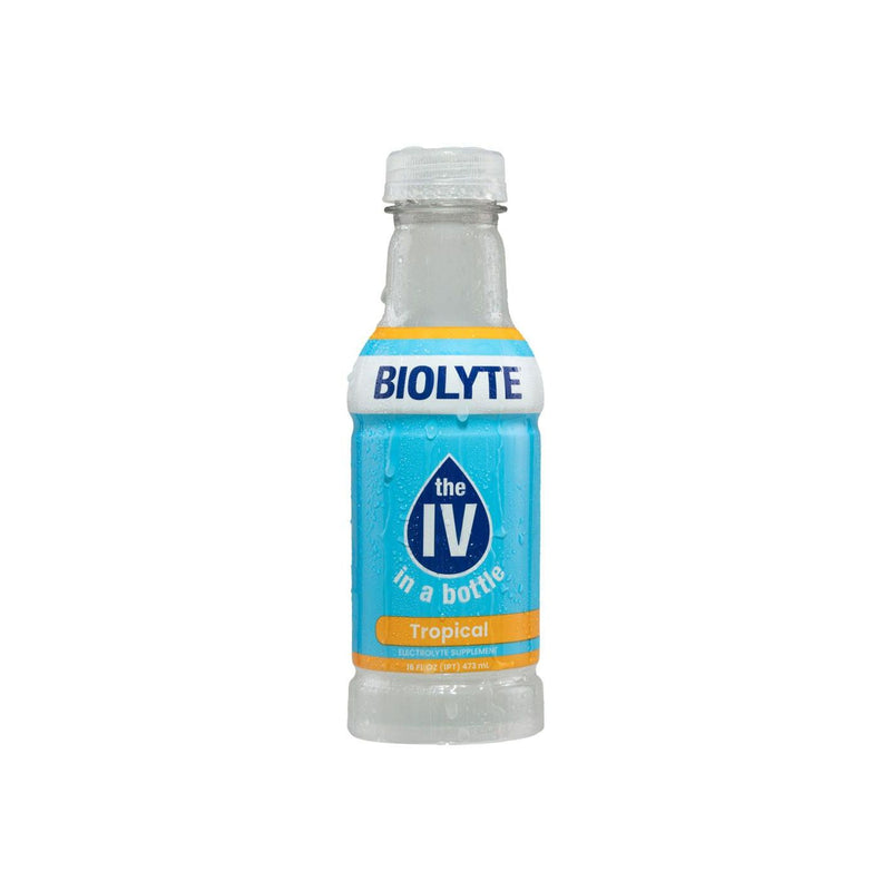 Biolyte Biolyte Energy Drink, Tropical 16 Fl Oz Health & Beauty White Smoke