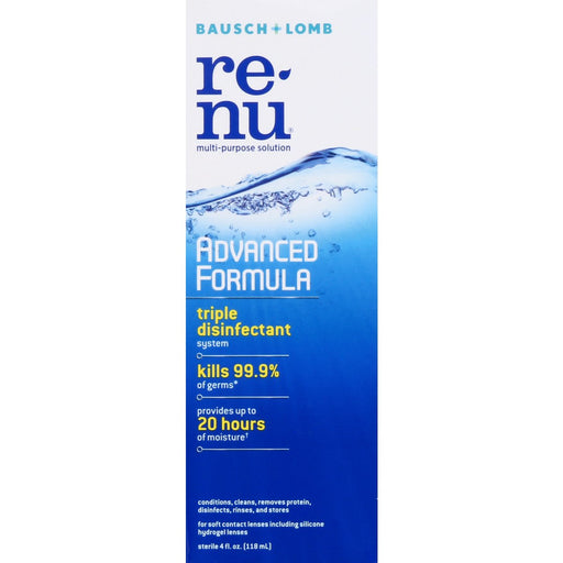 ReNu ReNu Multi Purpose Solution, Advanced Formula 4 Fl Oz Personal Care Dark Blue