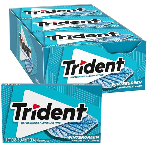 Trident Trident  Gm 12X14  Wintergreen Candy & Chocolate White Smoke