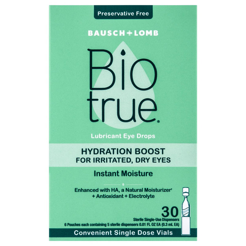 Biotrue Biotrue® Hydration Boost Eye Drops – For Dry, Irritated Eyes Eye Drops & Lubricants Medium Aquamarine