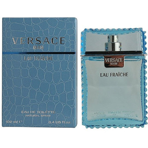 Versace Eau Fraiche By Versace Eau De Toilette Spray For Men 3.40 Oz Eau De Toilette Slate Gray Default Title