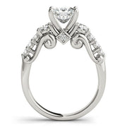 Bids.com 14k White Gold 3 Stone Antique Design Diamond Engagement Ring (1 3/4 cttw) Rings White Smoke 3 / White Gold,3.5 / White Gold,4 / White Gold,4.5 / White Gold,5 / White Gold,5.5 / White Gold,6 / White Gold,6.5 / White Gold,7 / White Gold,7.5 / White Gold,8 / White Gold,8.5 / White Gold,9 / White Gold