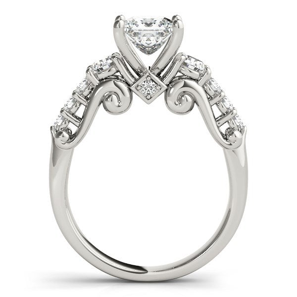 Bids.com 14k White Gold 3 Stone Antique Design Diamond Engagement Ring (1 3/4 cttw) Rings White Smoke 3 / White Gold,3.5 / White Gold,4 / White Gold,4.5 / White Gold,5 / White Gold,5.5 / White Gold,6 / White Gold,6.5 / White Gold,7 / White Gold,7.5 / White Gold,8 / White Gold,8.5 / White Gold,9 / White Gold