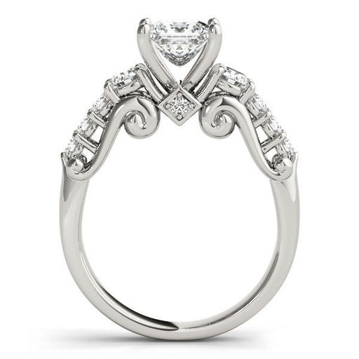 Bids.com 14k White Gold 3 Stone Antique Design Diamond Engagement Ring (1 3/4 cttw) Rings White Smoke 3 / White Gold,3.5 / White Gold,4 / White Gold,4.5 / White Gold,5 / White Gold,5.5 / White Gold,6 / White Gold,6.5 / White Gold,7 / White Gold,7.5 / White Gold,8 / White Gold,8.5 / White Gold,9 / White Gold