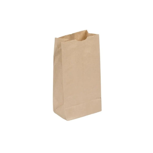 Leader Leader Paper Flat Bottom Bag 6 Lbs 6x3.5 x11 In. 2000Ct Bags in Paper Tan