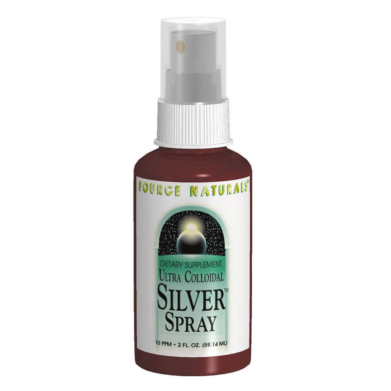 Source Naturals Source Naturals Wellness Colloidal Silver Throat Spray 30 Ppm 1 Fl Oz Breath Spray White Smoke