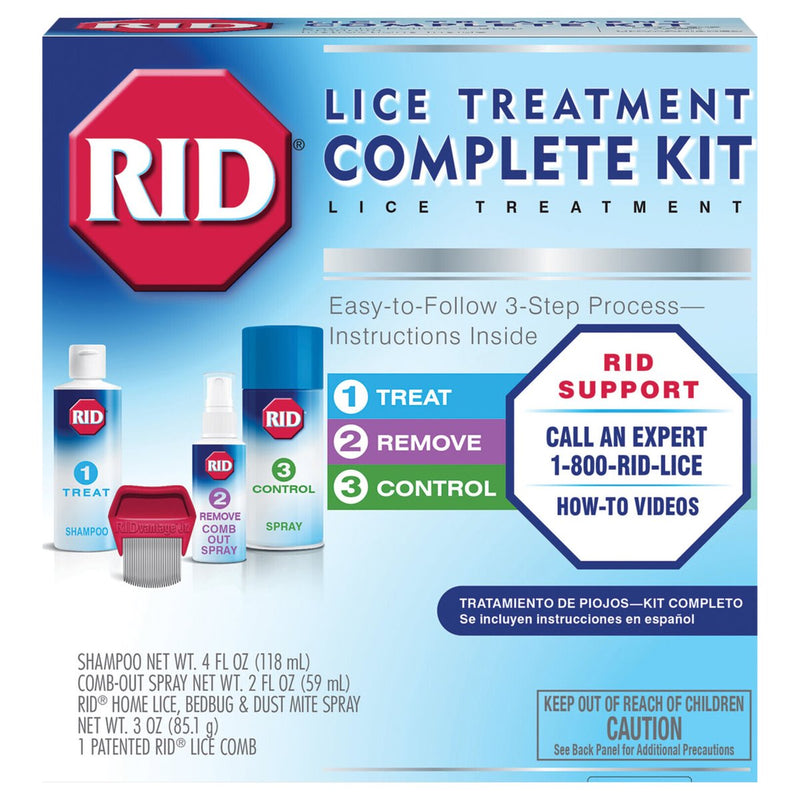 Rid Rid Complete Kit  Lice Treatment 1Ea Hair Care Pale Turquoise