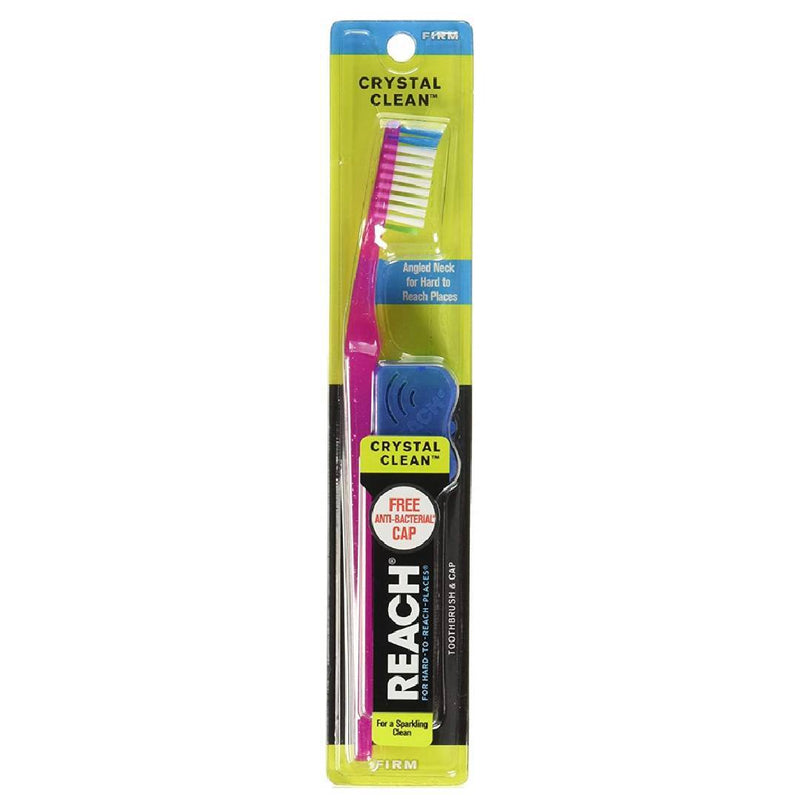 Reach Reach Crystal Clean Toothbrush - Firm Bristles, Contoured Handle (1 Count) Toothbrushes Dark Slate Gray