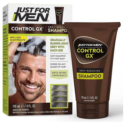 Just For Men Just for Men Control GX Gray Reduction 2-in-1Shampoo Plus Conditioner 4 Fl Oz Shampoo Plus Conditioner Dark Slate Gray