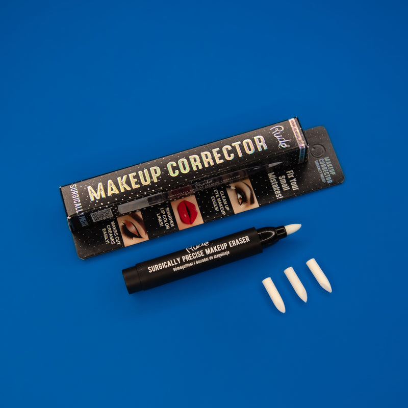 Rude Cosmetics Surgically Precise Makeup Corrector Makeup Remover Dark Cyan Surgically Precise Makeup Corrector