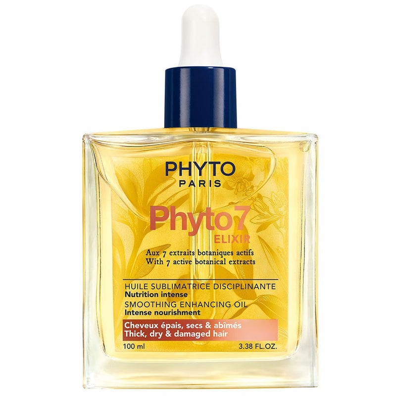 Phyto Phyto Phyto7 Elixir Smoothing Enhancing Oil 100ml Hair Oil White Smoke