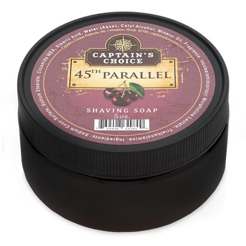 Captain's Choice Captain's Choice 45th Parallel Shaving Soap 4oz Shaving & Grooming Black
