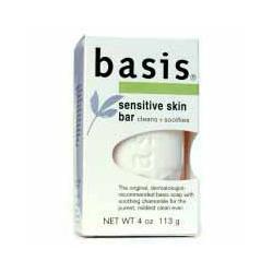 Basis Basis Sensitive Skin Bar Bar Soap White Smoke