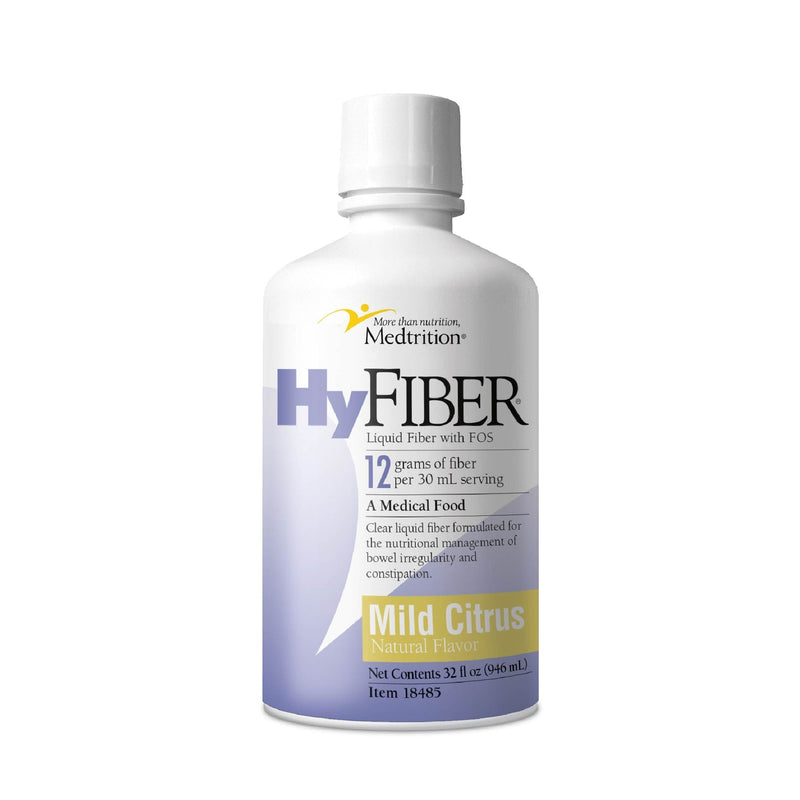 Medtrition Medtrition HyFiber Liquid Fiber With FOS By - Mild Citrus Plumbing Fittings & Supports White Smoke