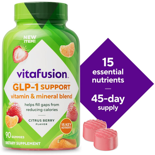 Church & Dwight Co. Inc. Vitafusion GLP-1  Cw 90 Gmm Ctrs Bry Vitamins & Supplements White Smoke