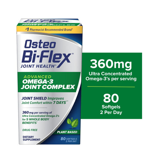 Osteo Bi-Flex Osteo Bi-Flex Advanced Omega-3 Joint Complex, With Algae Oil, Joint Support Supplement Vitamins & Supplements White Smoke