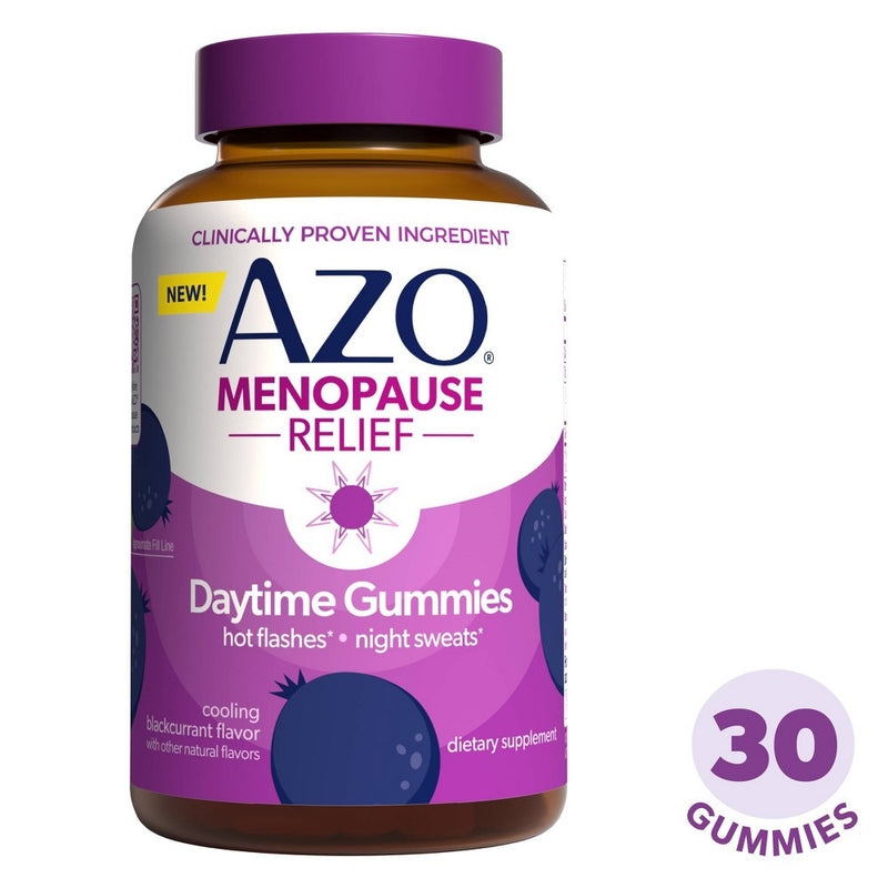 AZO AZO® Menopause Relief Daytime – Vegan Gummies (30 ct) Vitamins & Supplements White Smoke