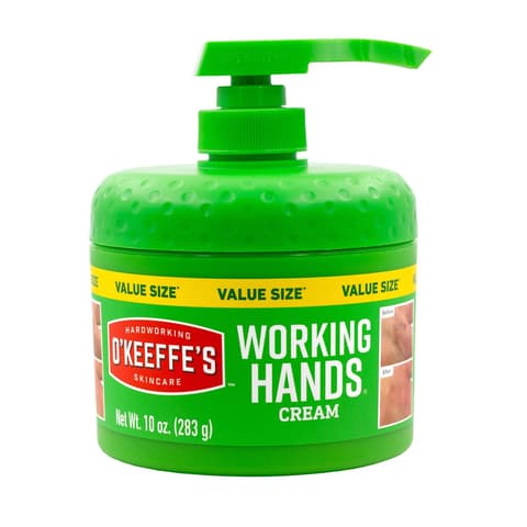 O'Keeffe's O'Keeffe's Working Hands Pumpable Hand Cream 10 Oz Jar Lotion & Moisturizer White Smoke