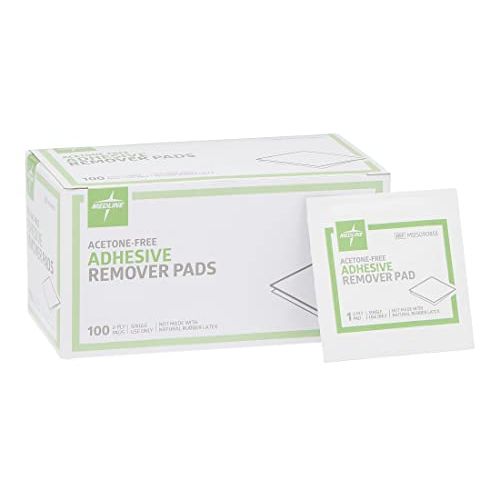 Medline Medline Adhesive Remover Pads, Acetone-Free, 2-Ply, Box Of 100 Futon Pads Lavender
