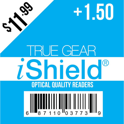 True Gear iShield True Gear iShield Safety Readers – Power: +1.50 E-Book Readers Deep Sky Blue