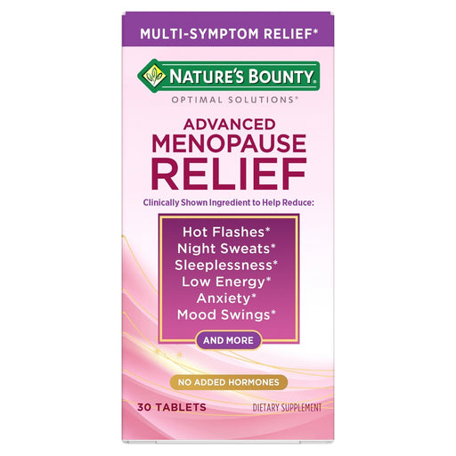 Nature's Bounty Nature's Bounty Optimal Solutions Advanced Menopause Relief Vegan Tablets - 30ct Jewelry Cleaning Solutions & Polishes Lavender Blush