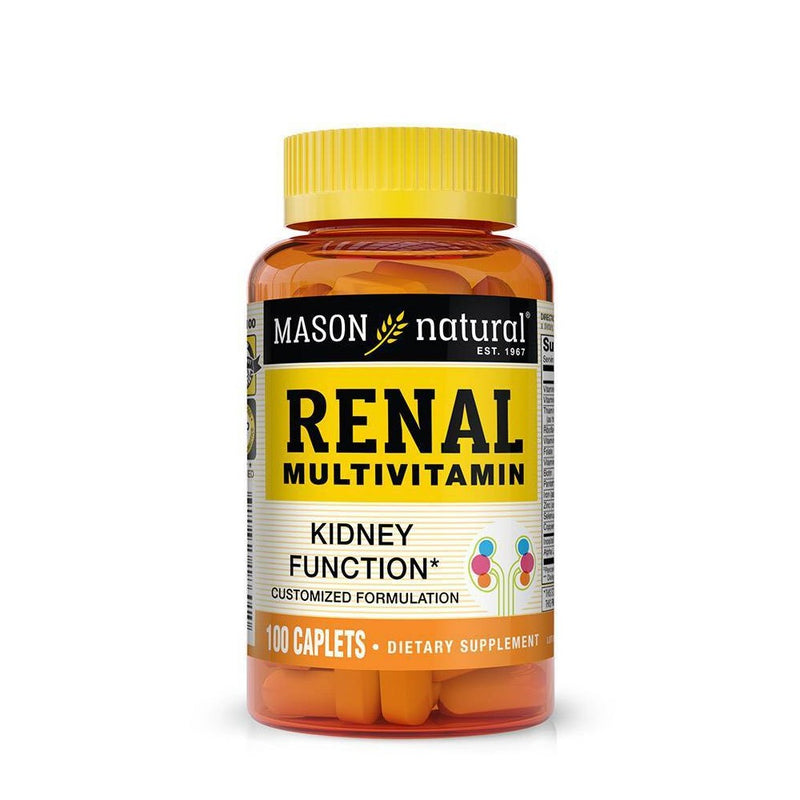 Mason Natural Mason Natural Renal Multivitamin Caplets - 100ct Vitamins & Supplements White Smoke