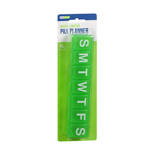 Ezy Dose Ezy Dose Contour Pill Box, X Large Health & Beauty Forest Green