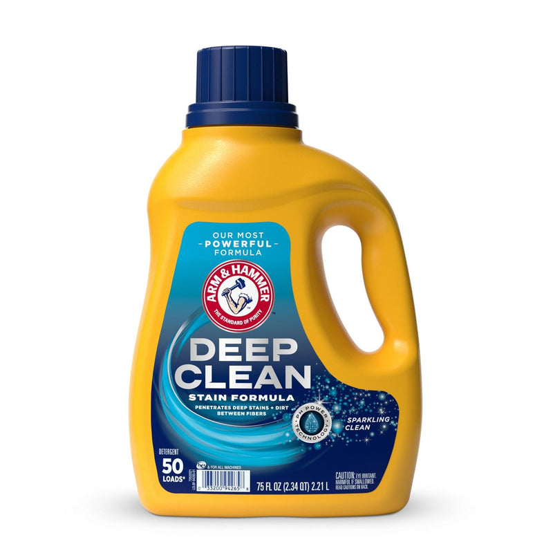 Arm & Hammer Arm & Hammer Deep Clean Sparkling Clean Laundry Detergent, 50 Loads Laundry Detergent White Smoke