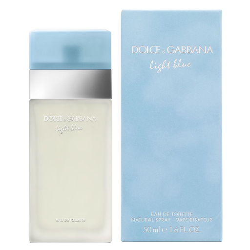 Dolce & Gabbana Dolce & Gabbana Light Blue By Eau De Toilette For Women 50ml Perfume & Cologne Light Steel Blue